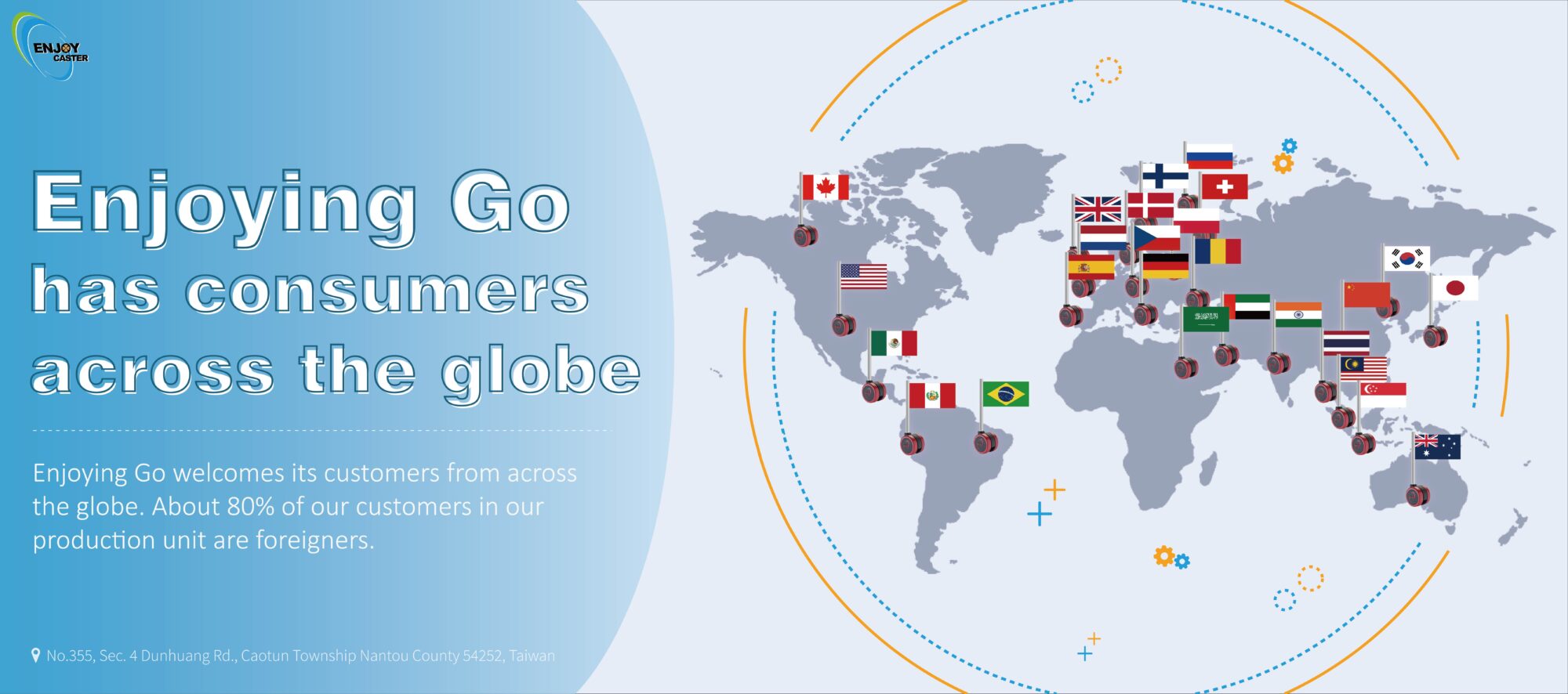 Enjoying Go has consumers across the globe.