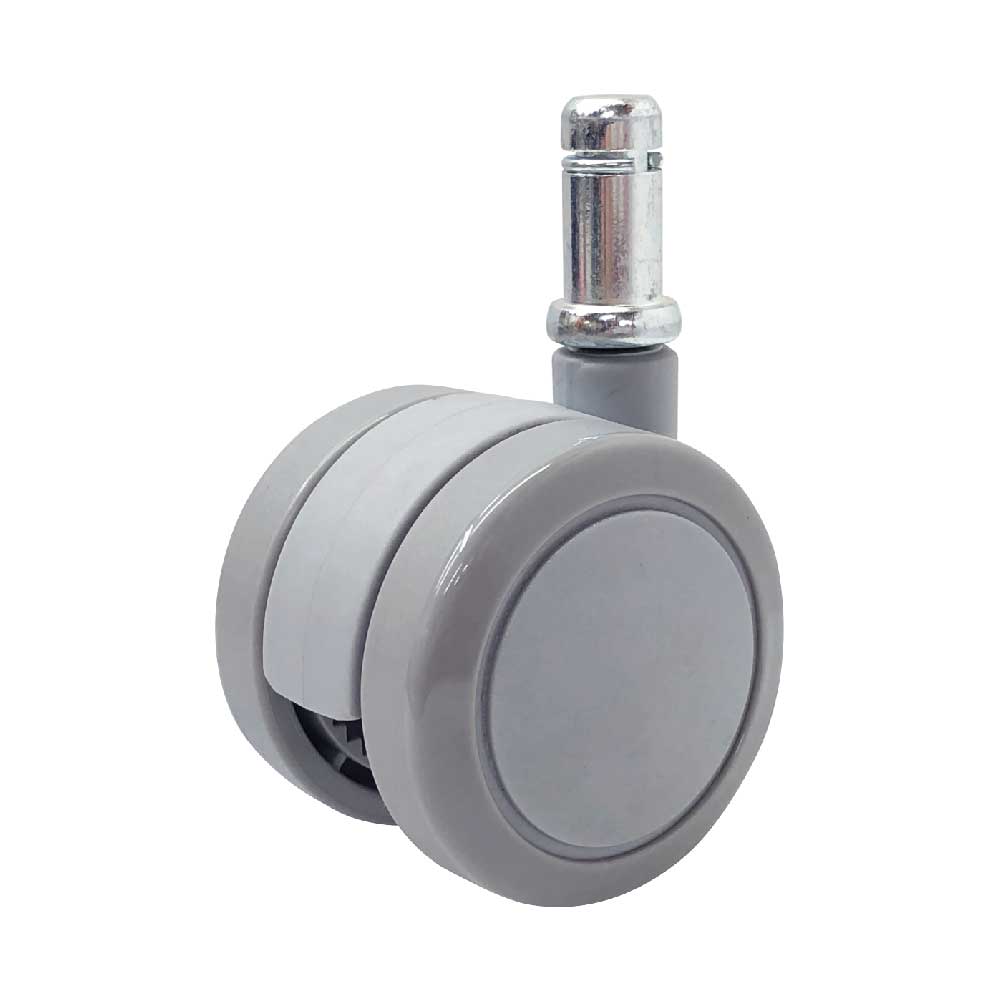 Standard Gray Caster Wheel with Smooth Design