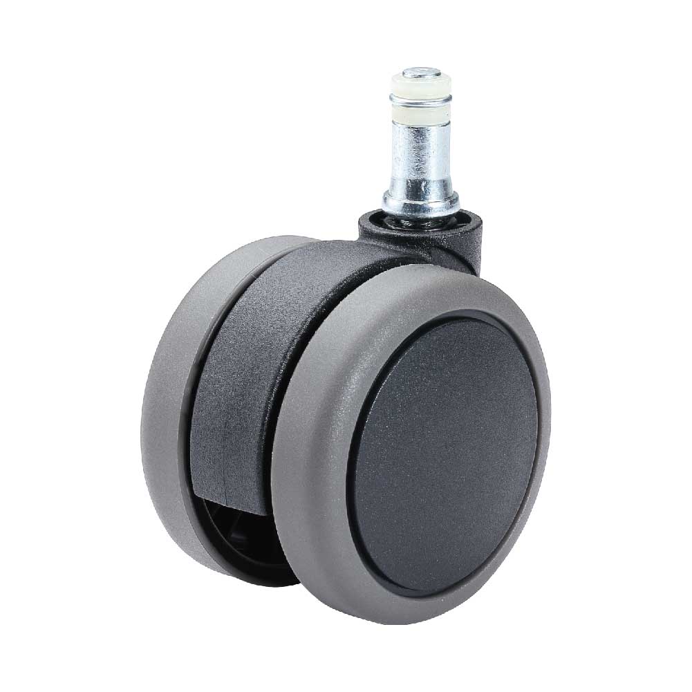 65mm caster wheel in dark gray, providing extra stability for executive chairs.