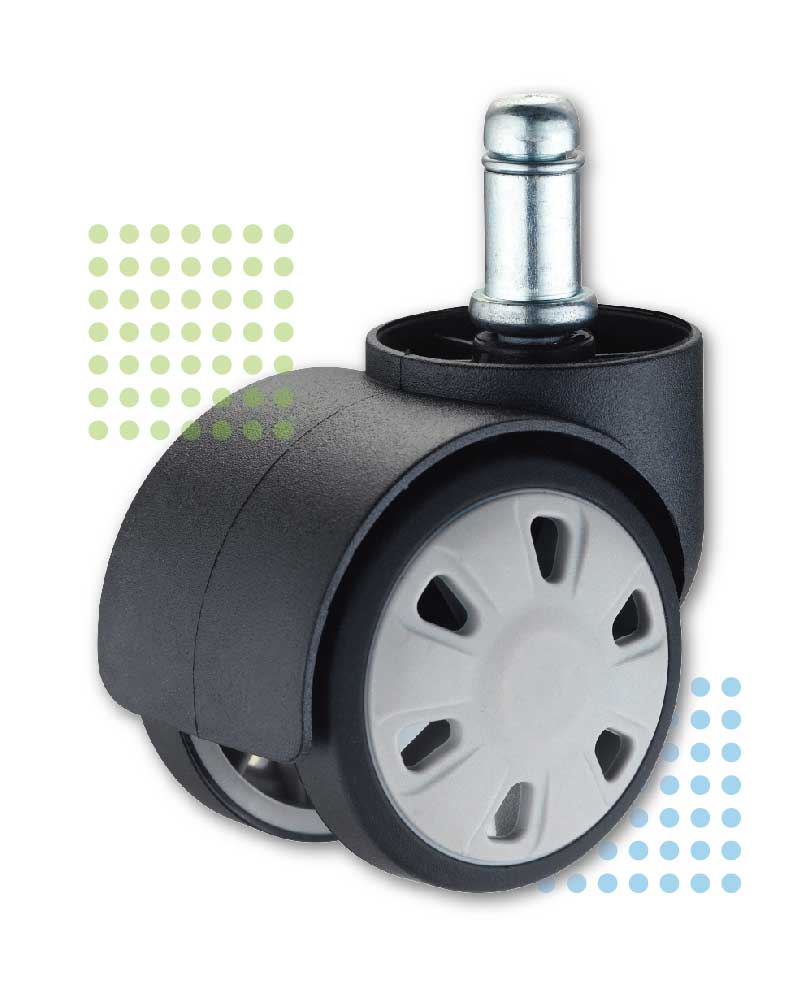 Durable and reliable Gaming Chair Wheels with a PU caster for smooth movement.