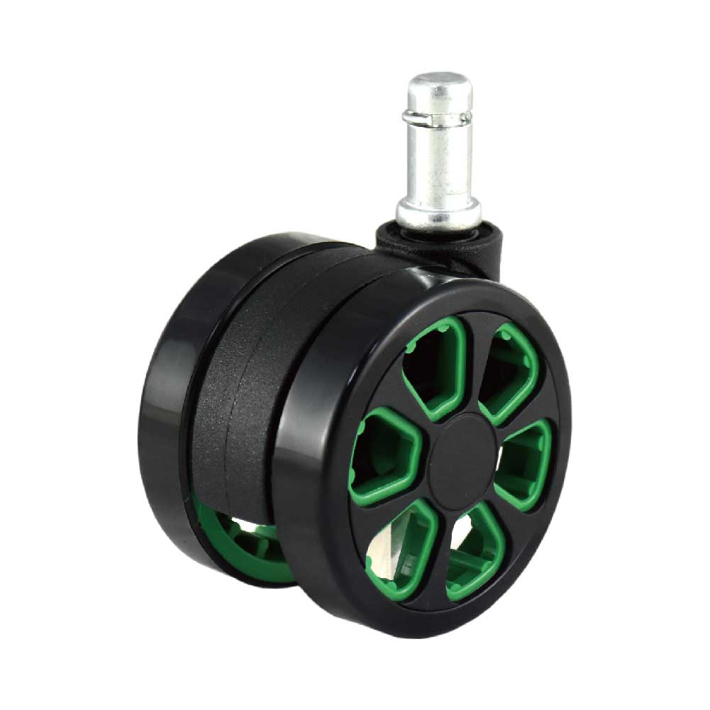 Green Computer Chair Wheels offering durable and flexible mobility.