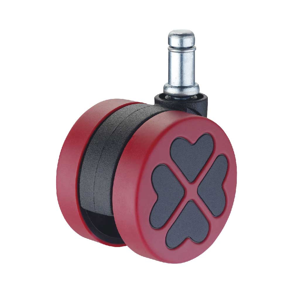 Red Gaming Chair Wheel designed for durability and silent rolling.