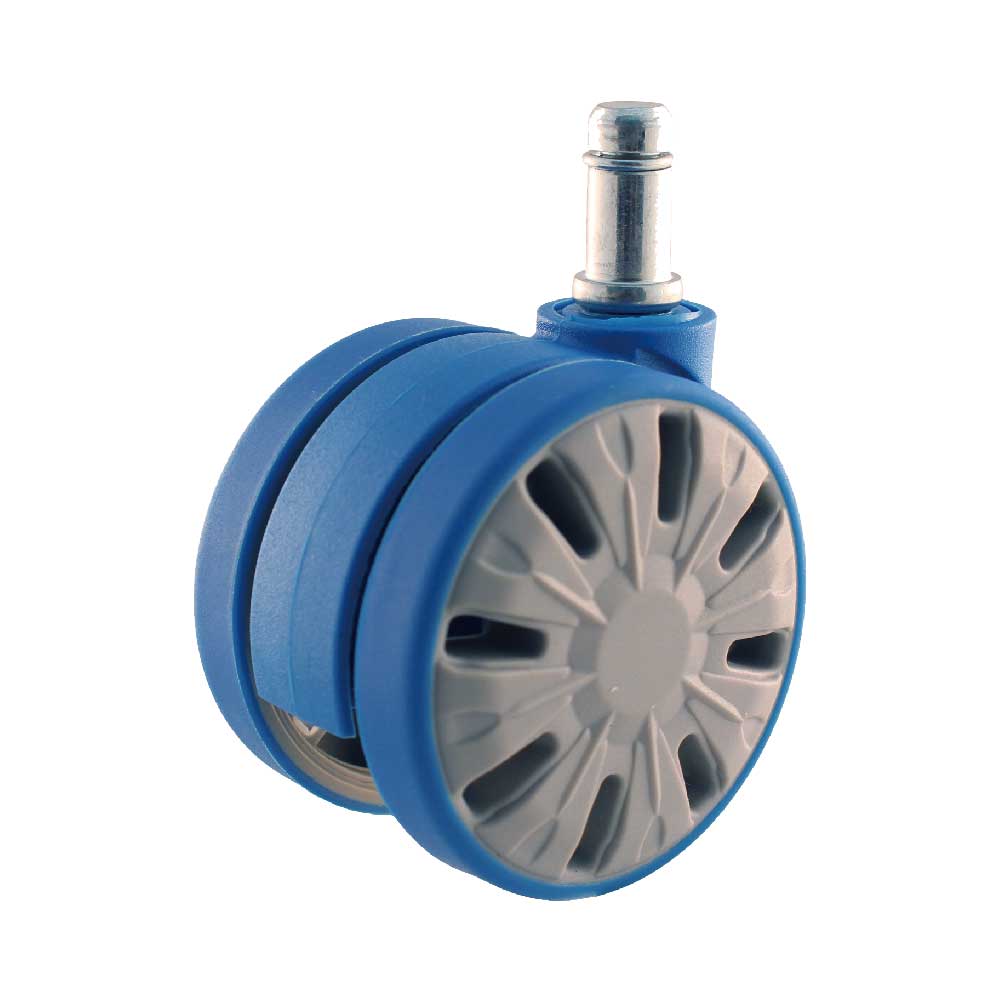 Blue Gaming Chair Wheel for enhanced stability and silent mobility.