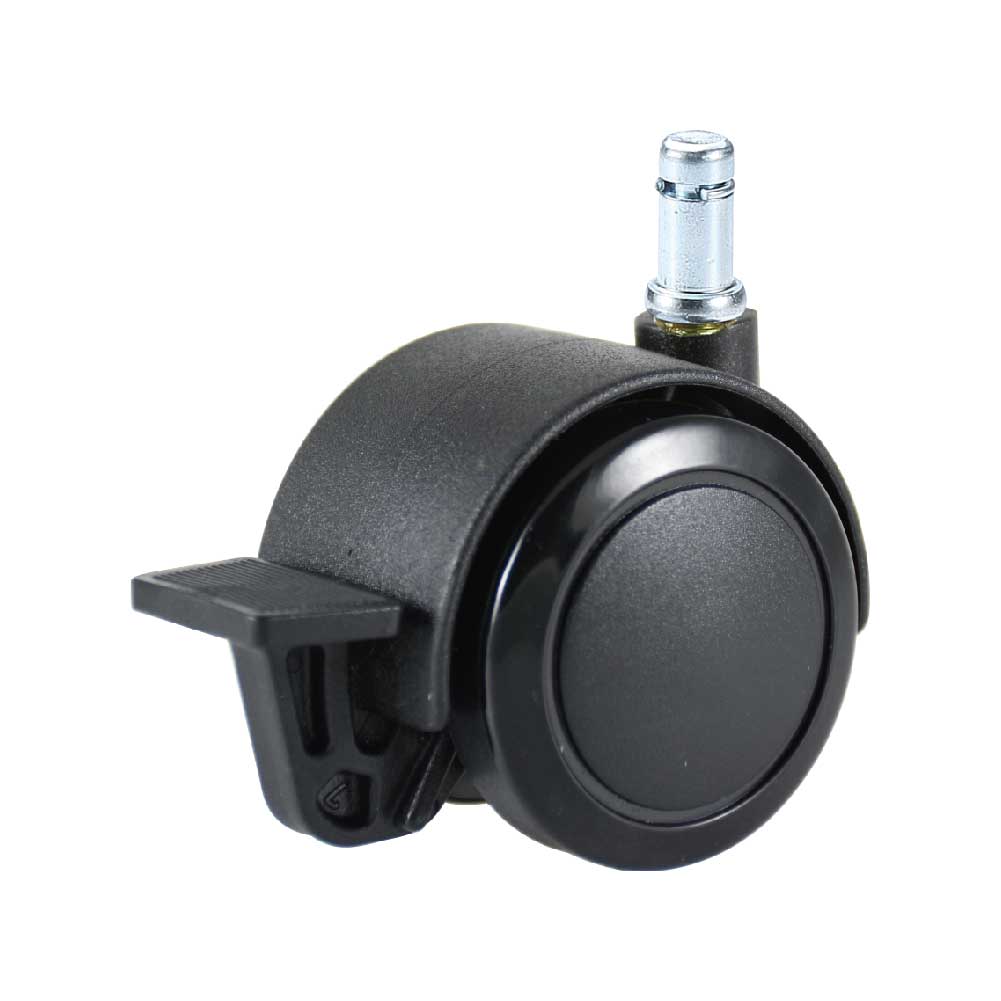 50mm Black Nylon Locking Caster