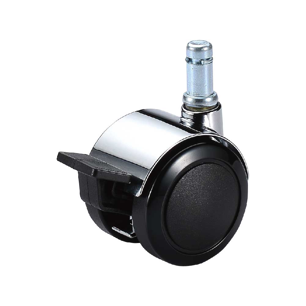 50mm Black Nylon Locking Caster with brake
