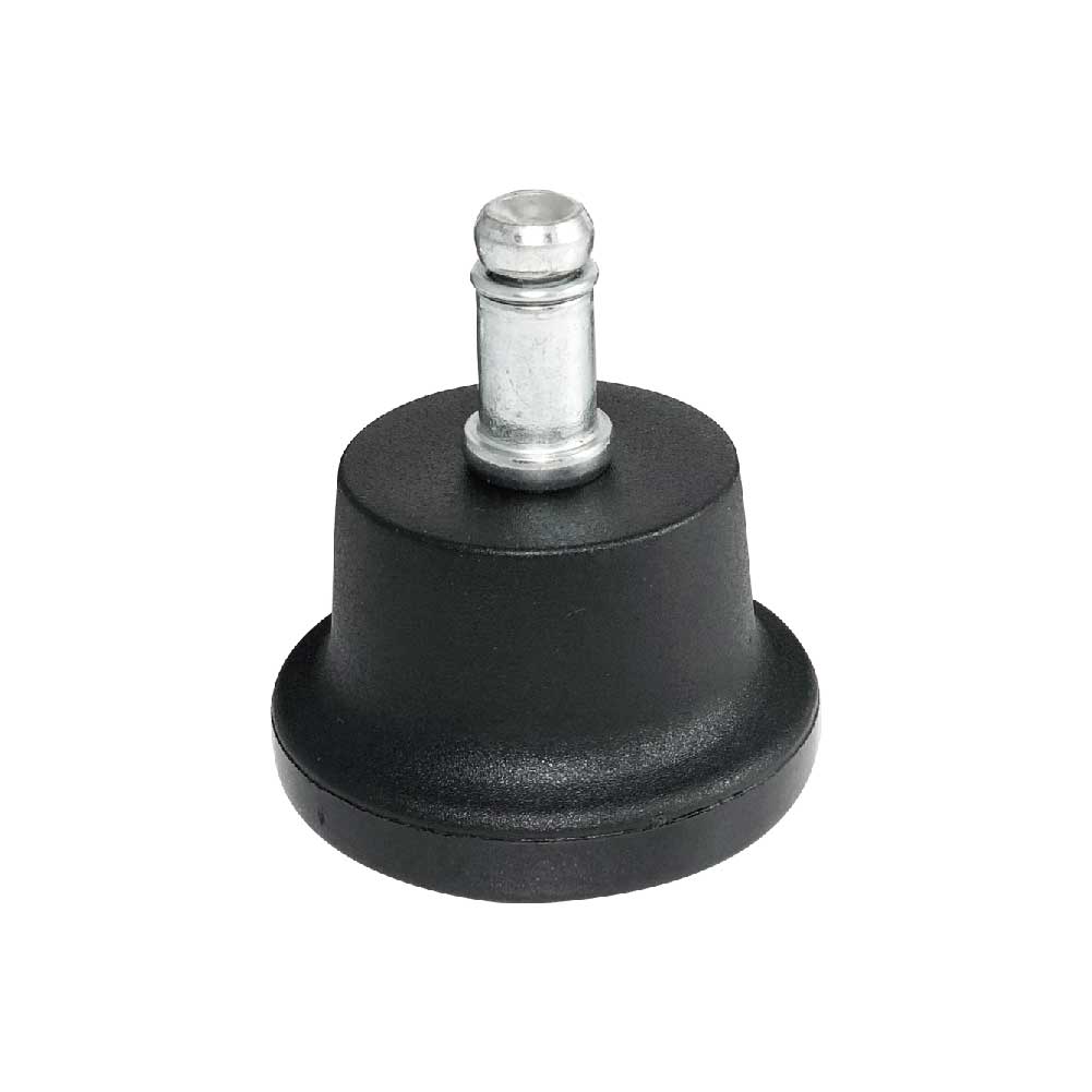 H37 Nylon Bell Glide D-GL-0006 for carpeted and soft floors, offering stable support for furniture on soft surfaces.