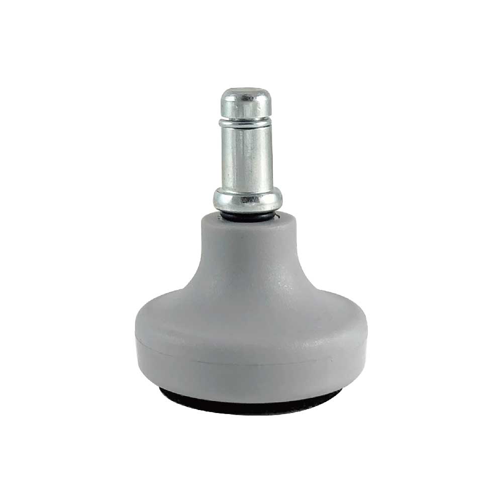 Gray Bell Glide, providing stable support for hard floors.