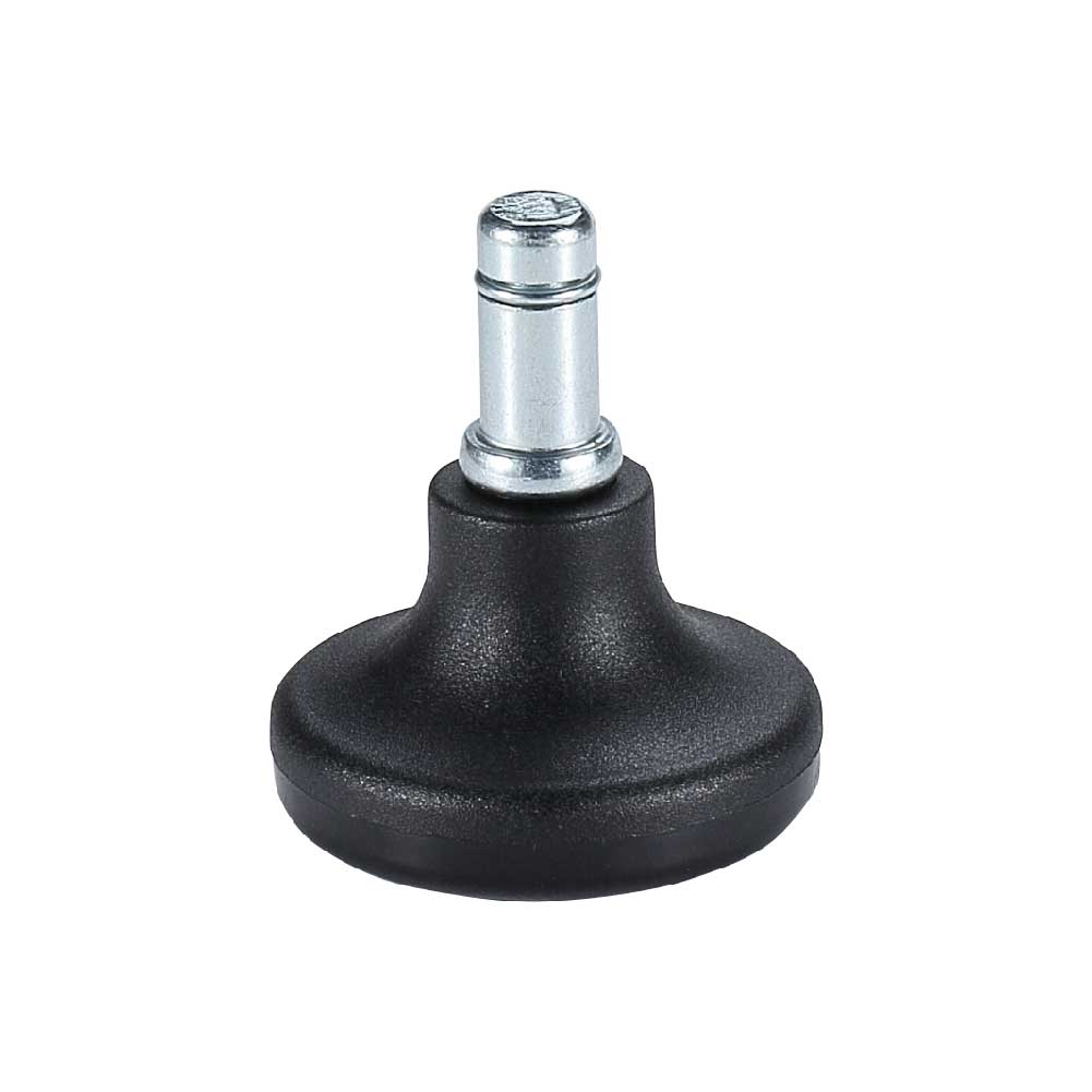 Black Bell Glide for office furniture, enhancing stability and durability