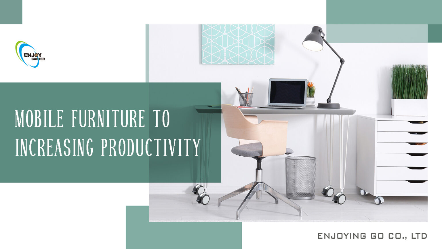 Flexible mobile furniture enabling dynamic and productive office layouts