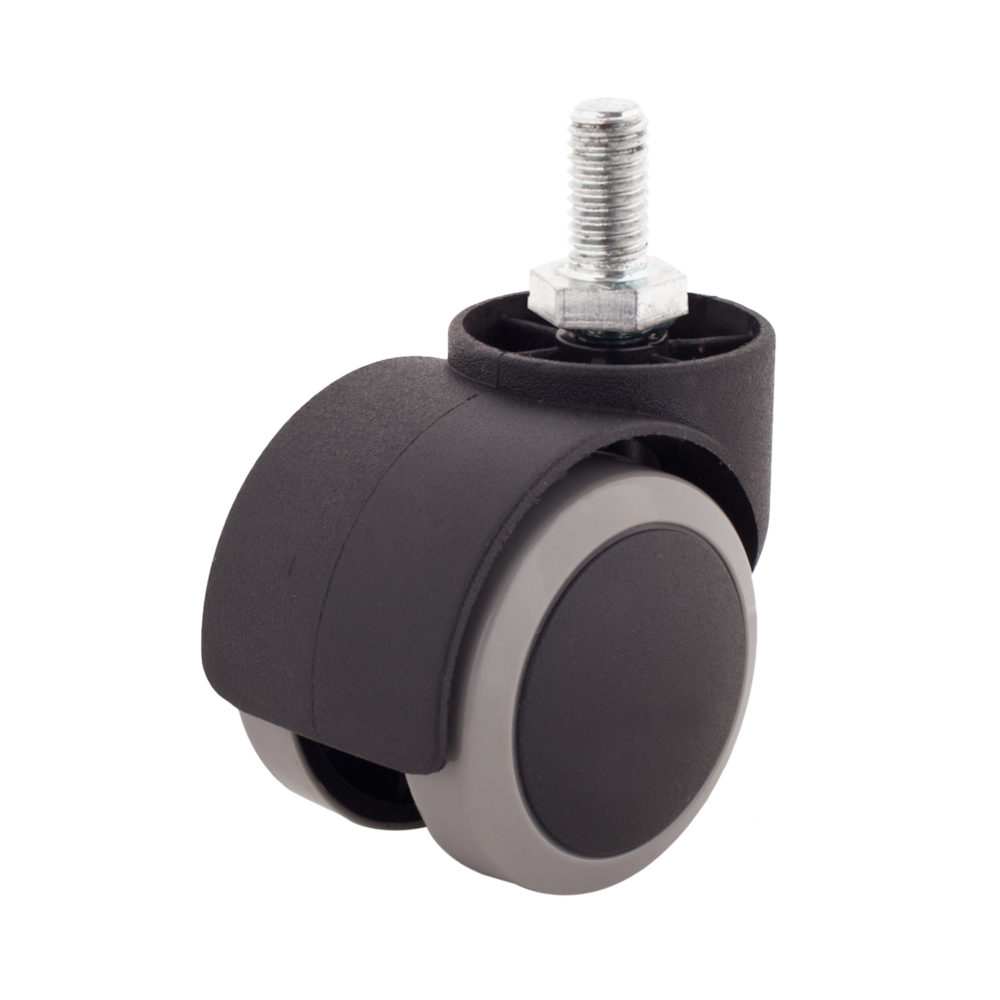 Standard Caster Wheel with Black and Gray Design