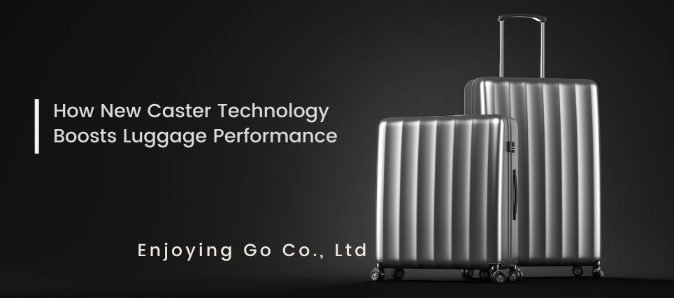 Modern suitcase featuring silent and smooth-rolling caster wheels