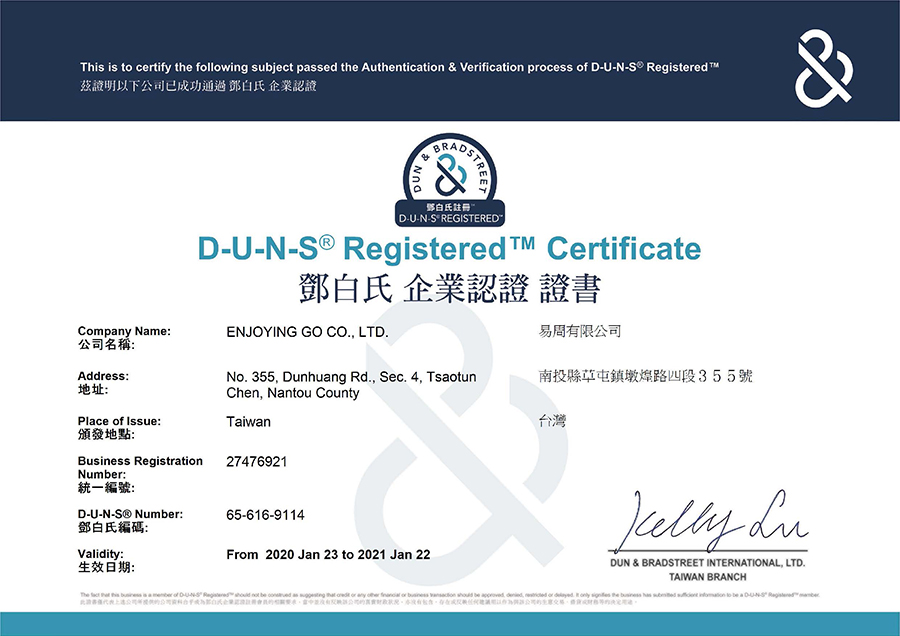 D-U-N-S Certification Acquired