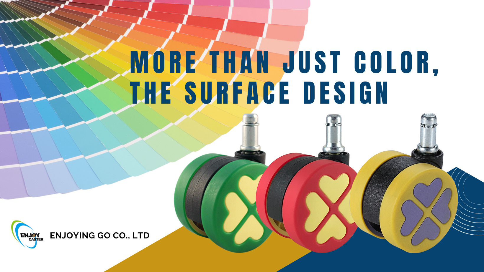 More than just color, the surface design