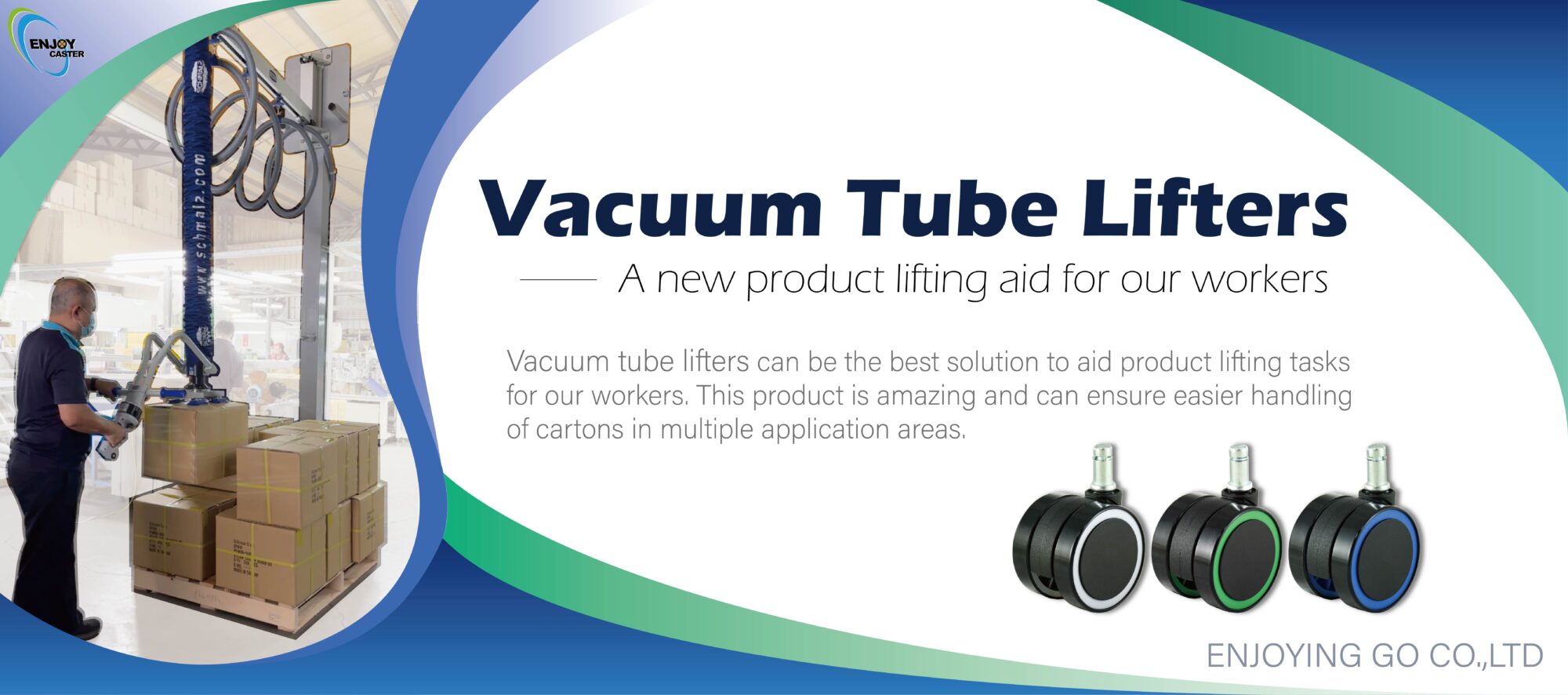 Vacuum Tube Lifters: A new product lifting aid for our workers